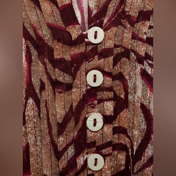 NWT MANGO Long Printed Dress - Picture 4 of 9